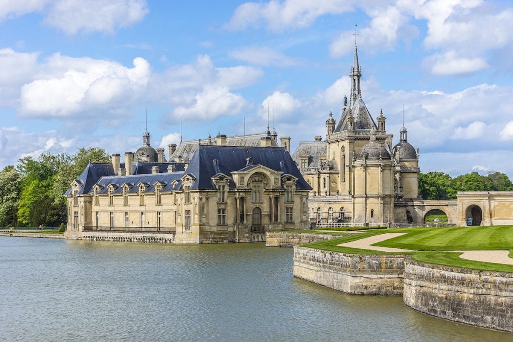 Château de Chantilly par beau temps