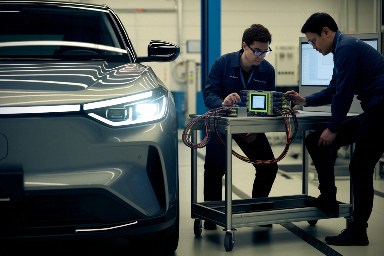 Banc de validation automobile pour fonctions ADAS embarquées