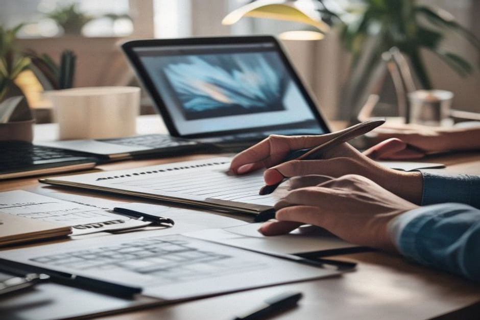 Contrat d’illustration et outils d’IA générative sur un bureau