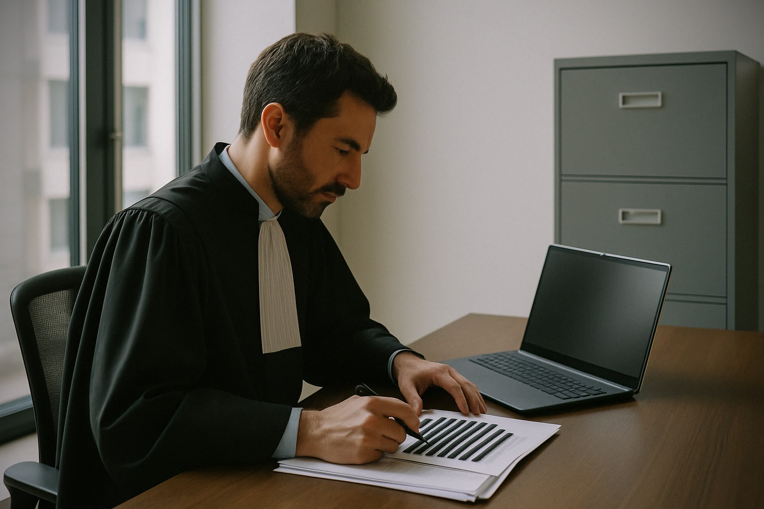 Avocat protégeant des données confidentielles avant usage de l'IA