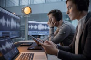 Ingénieurs analysant des données musicales liées à Suno et Deezer