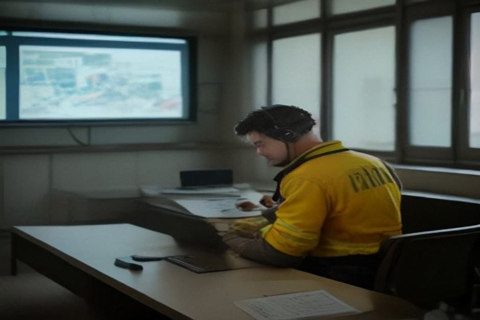Centre d’alerte analysant les fumées détectées par intelligence artificielle