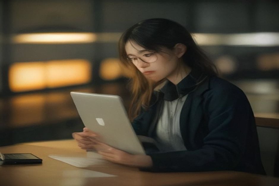 Étudiant utilisant ChatGPT gratuit pour travailler sans limite de messages