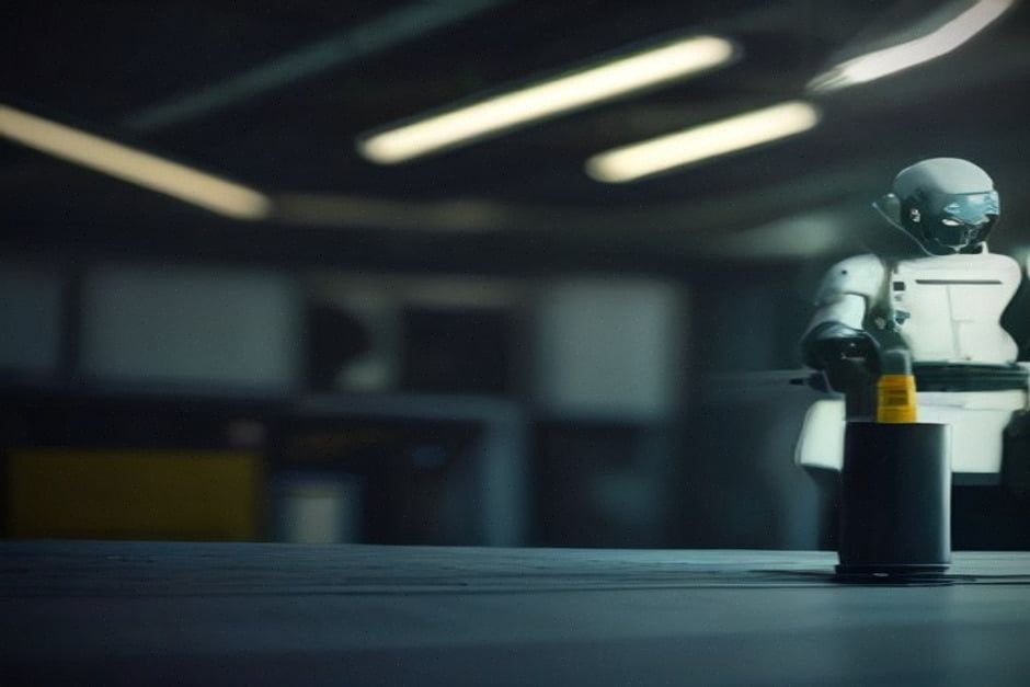 Robot collaboratif industriel contrôlé par un système temps réel