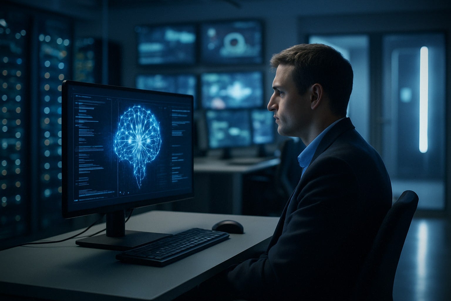 Centre de cybersécurité surveillant des modèles d’intelligence artificielle avancés