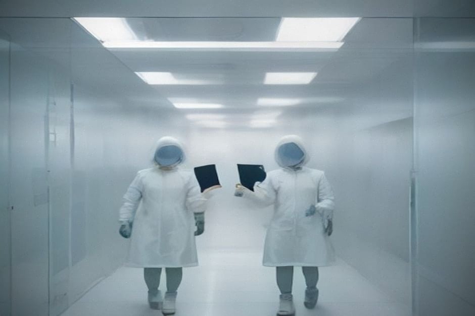 Ingénieurs TSMC analysant des procédés de gravure avancée pour puces IA