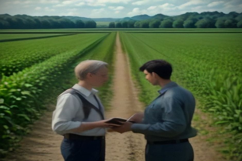 Contrôle administratif de l’irrigation avec tablette et données agricoles