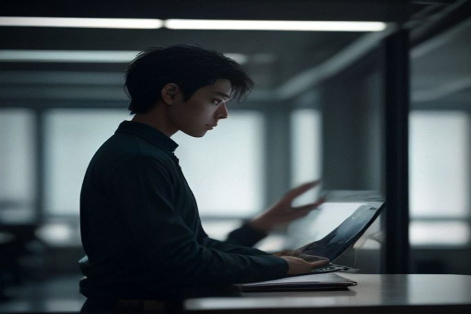 Développeur testant une application de trading IA crypto
