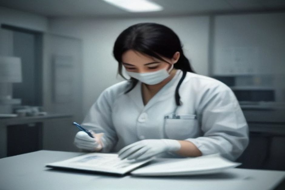 Médecin confronté à une infection bactérienne résistante aux antibiotiques